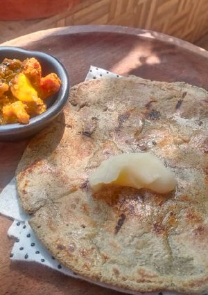 A picture of Bajra Roti.