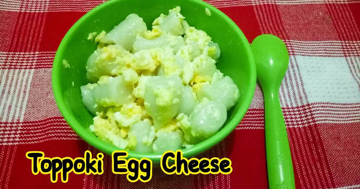 Resep Toppoki Egg Cheese (toddler meal) oleh 🌻niabundaalif.blogspot.com