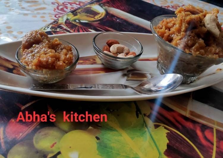 Simple Way to Prepare Kashmiri oats halwa
