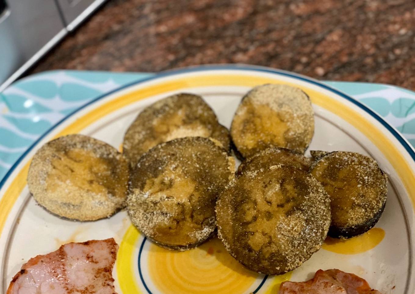 Berenjenas al horno con miel