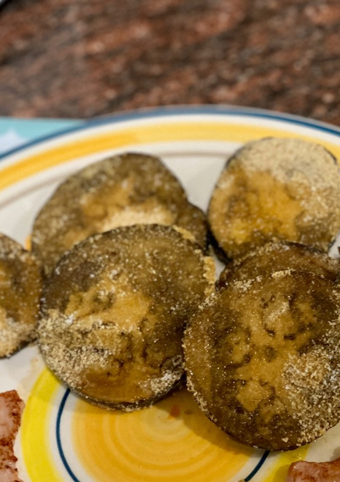 Una foto de Berenjenas al horno con miel