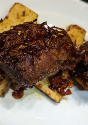 Foto resep Balinese Betutu Spiced + Sweet Soy-Chilli Sauce Grilled Ribs