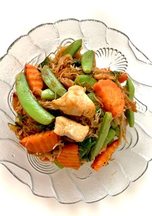 รูปของ ก๋วยเตี๋ยวแห้งไก่