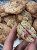 Pancitos saborizados de salame y queso