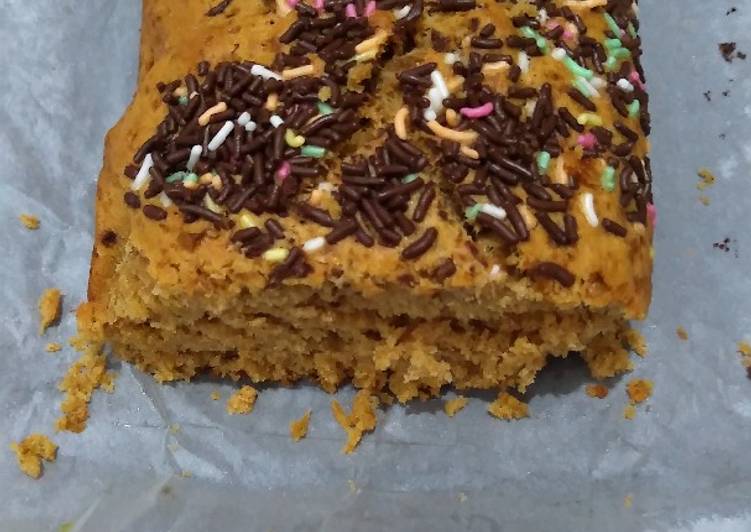 Siap Saji Cake Pisang gluten-free tanpa mixer Enak Sederhana