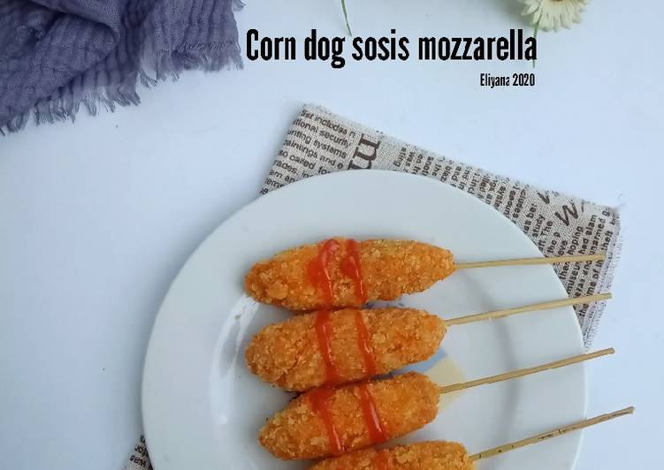 Corn dog sosis mozarella