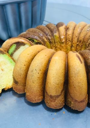 Foto resep Marble Cake 5 Telur