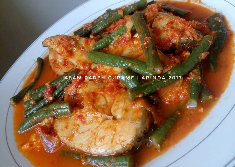 Cara Gampang Menyiapkan Asam padeh gurame, Lezat