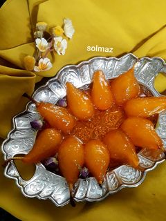 عکسی از دستور مربای گلابی مینیاتوریsolmaz