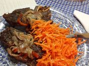 Una foto de espinazo al horno