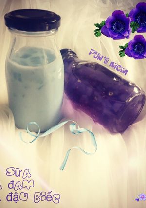 Hình của món Trà sữa nha đam hoa đậu biếc(phiên bản baby).