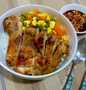 Resep Rice bowl Paha Ayam Panggang, Enak