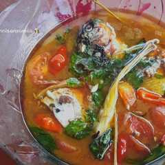 รูปของ Sup Kepala Bawal Asam Kemangi