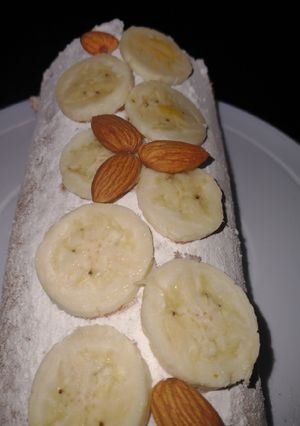 Una foto de Jelly roll de crema de limón