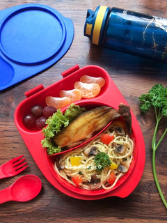 Foto resep Spaghetti Aglio E Olio & Lele Goreng