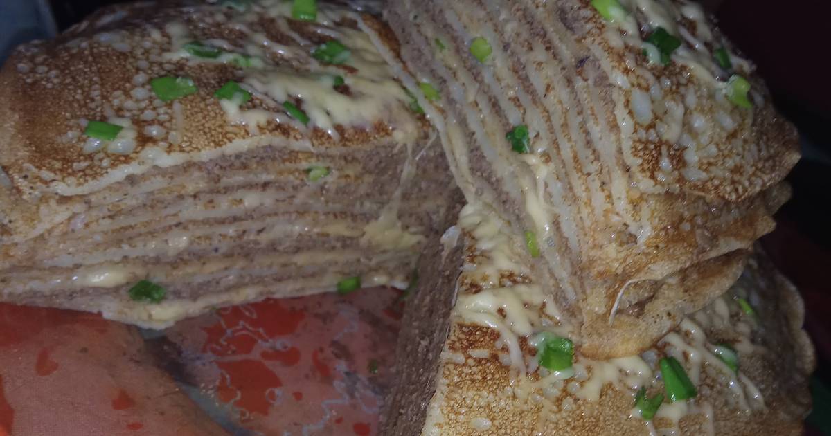 Блинный Торт С Курицей С Фото