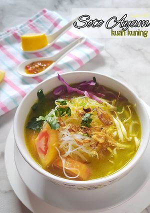 Foto resep Soto Ayam Kuah Kuning (khas Bogor)