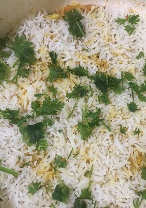 A picture of Vegetable Dum Biryani.