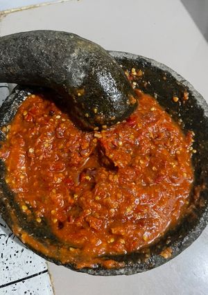 Foto resep Sambal Pecel Lele Joss