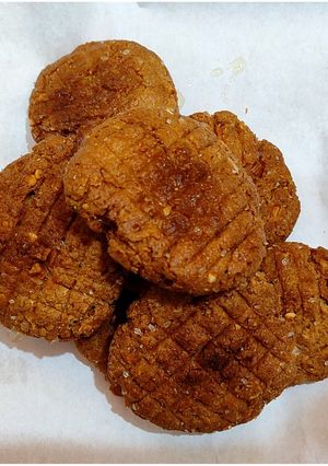 A picture of Thekua | Indian Biscuit | ठेकुआ 📌.