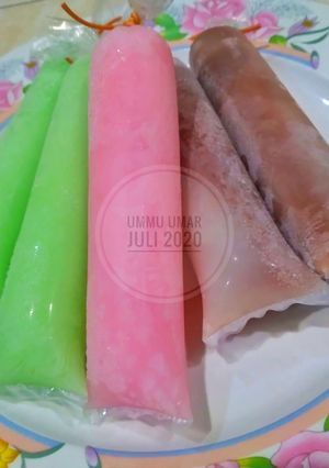 Foto resep Es Kuncir Es Lilin Pop Ice Segeeeerrrr empuk