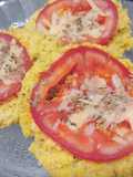 Pizzetitas de mijo 🍕 vegan y sin tacc