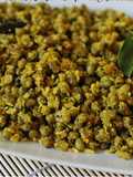 Cherupayar Thoran (Green gram) with coconut without oil