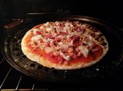 Una foto de masa de pizza dieta
