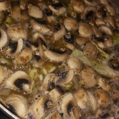 A picture of Big Daddy's Mushroom Soup.
