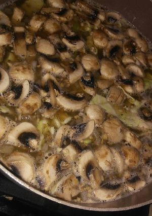 A picture of Big Daddy's Mushroom Soup.