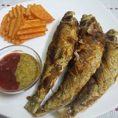 A picture of River fish fry.