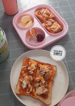 Foto resep Pizza Roti Simple (Untuk Bekal)