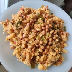 A picture of Vegetable Rava Upma.