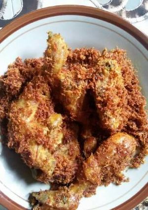 Foto resep ayam serundeng