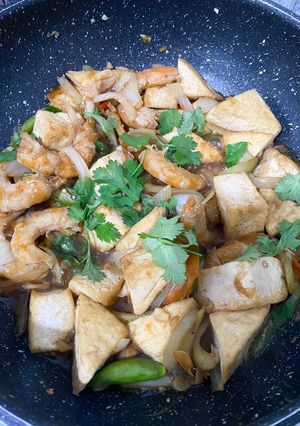 Foto resep Tahu udang ebi kecap