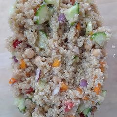 A picture of Greek Style Quinoa Salad.