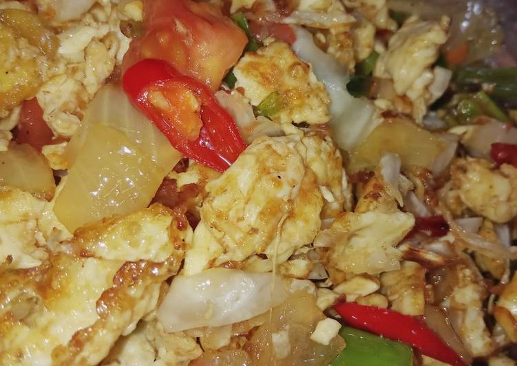 Resep 77. Orak arik putih telur yang Enak Banget