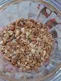 Granola com pasta de amendoim