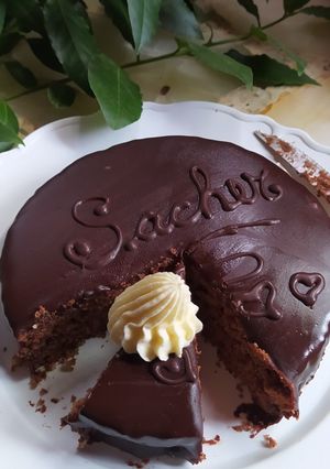 Una foto de Torta Sacher o Sacher Torte
