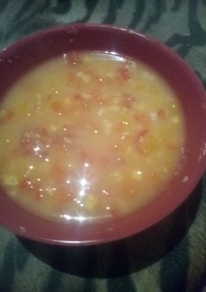 Una foto de Sopa de verduras con avena