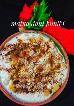 A picture of Matka dahi puhlki.