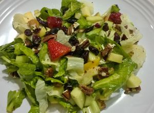 Una foto de Ensalada de Espinacas