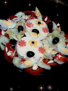 صورة لوصفة سلطة الأرز