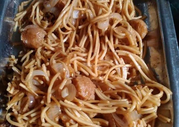 Recipe of Any-night-of-the-week Soyabean noodles