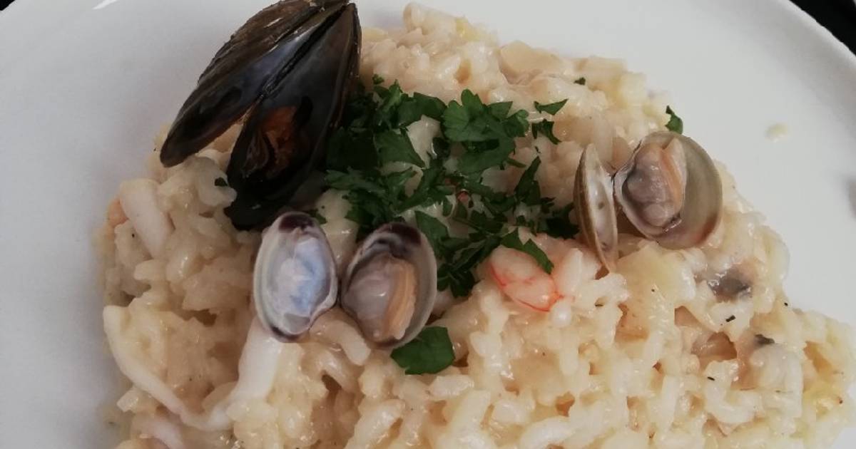 Risotto alle frutti di mare Receta de Enrique Cookpad