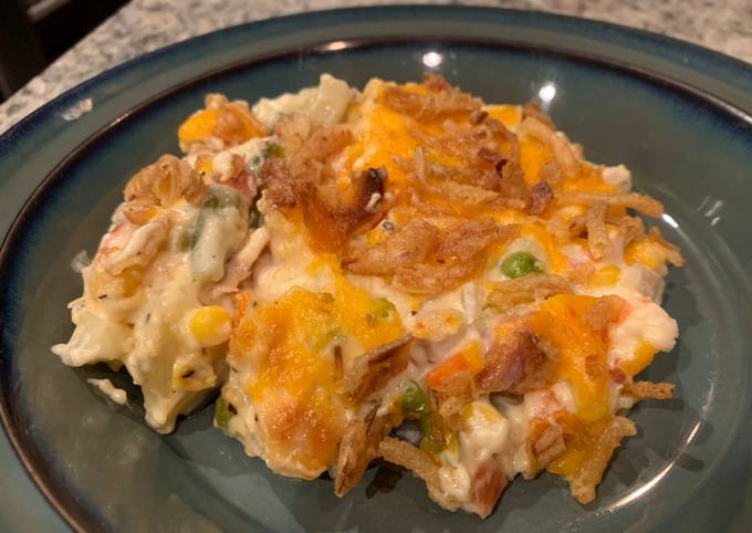 Potato and Chicken Casserole