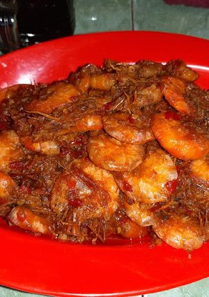 Foto resep Udang balado sederhana