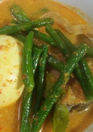 Foto resep Telur gulai kuning ikan patin