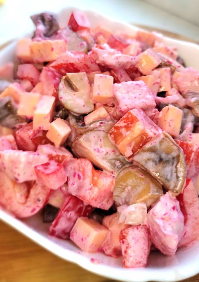 Салат з маринованими грибами 🥗