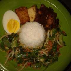 Foto resep Nasi urap